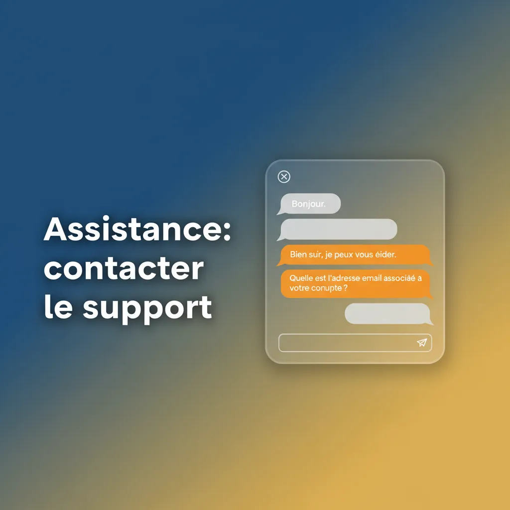 Support retraits: chat, email, centre d’aide, messagerie sécurisée. Équipe réactive pour vous guider.