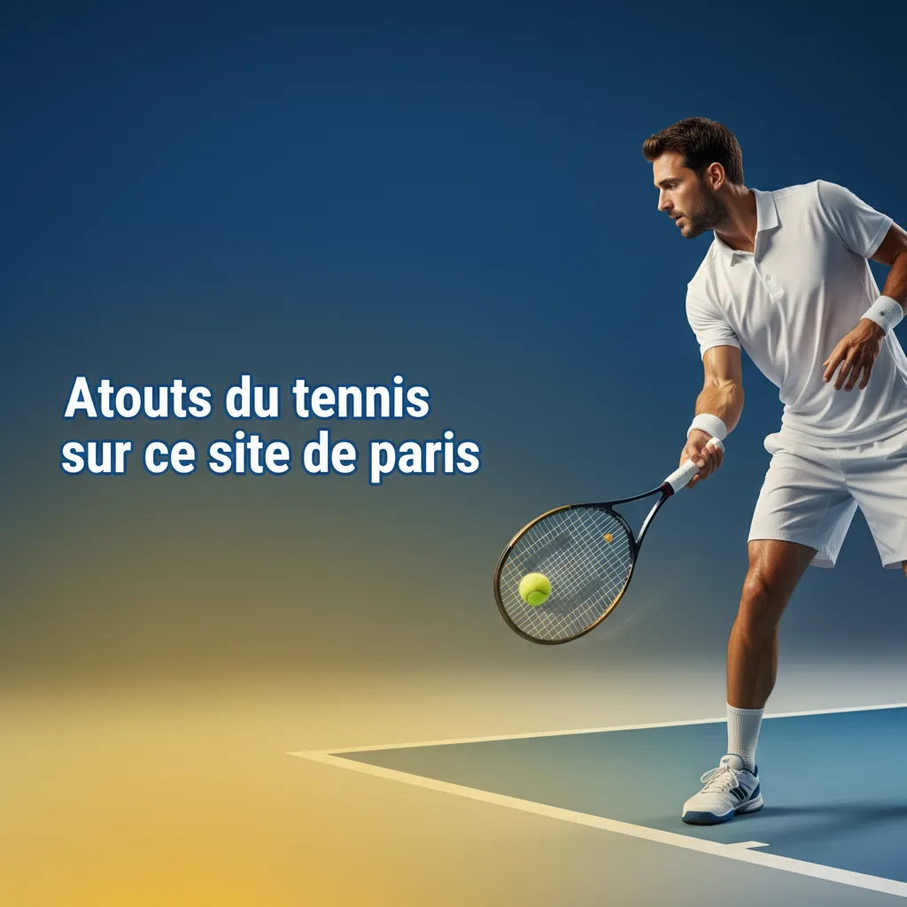 Atouts tennis: cotes live ATP/WTA, marchés variés, in-play, bet builder, stats, paiements EUR, jeu responsable, coupon clair