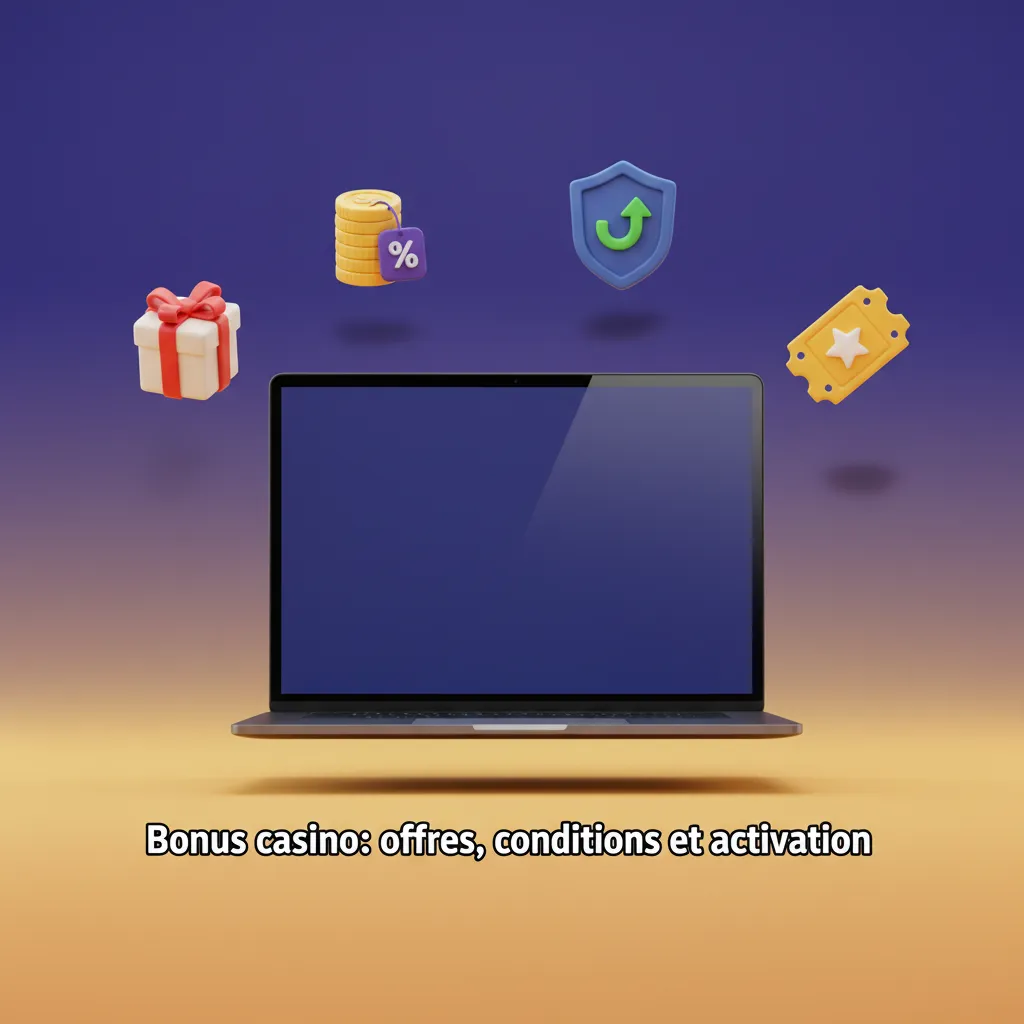 Infographie des bonus casino: recharge slots 50%+50 TG, cashback 10%, Bonus Crab, tournois; conditions et activation résumées.