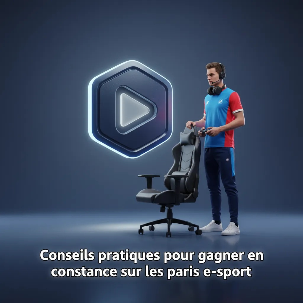 Infographie: conseils de paris e-sport — bankroll, recherches, formats, cotes, spécialisation, tilt, pré-match vs live.