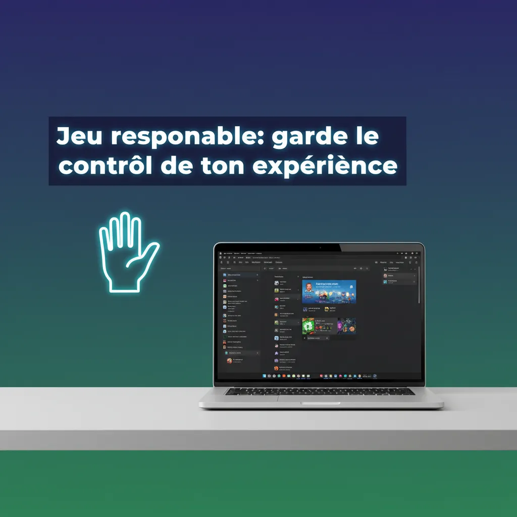 Jeu responsable: garde le contrôle, 18+, limites dépôt/mise/perte, rappels, pauses, auto‑exclusion, vérification d’identité.