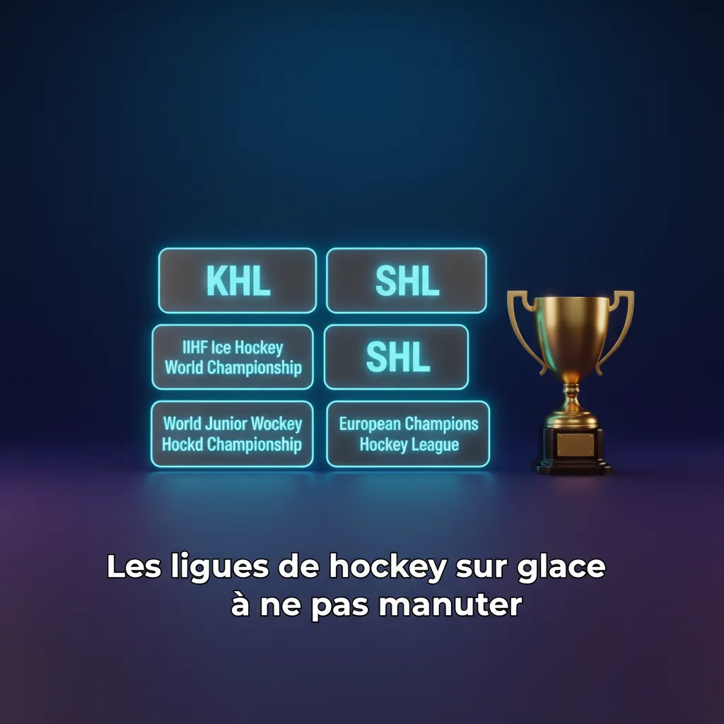 Les ligues de hockey à ne pas manquer: NHL, KHL, Ligue Magnus, CHL, IIHF, National League, JO.