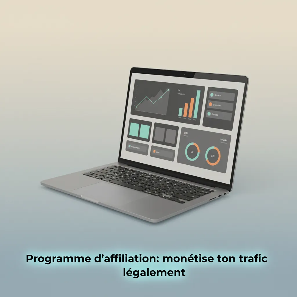 Bannière programme d’affiliation: monétise ton trafic, commissions, suivi en temps réel, rapports, supports FR.