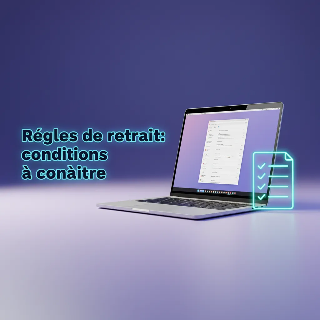 Infographie règles de retrait en France: KYC, moyen au même nom, mise du bonus, limites, par lots, crypto et conversions.