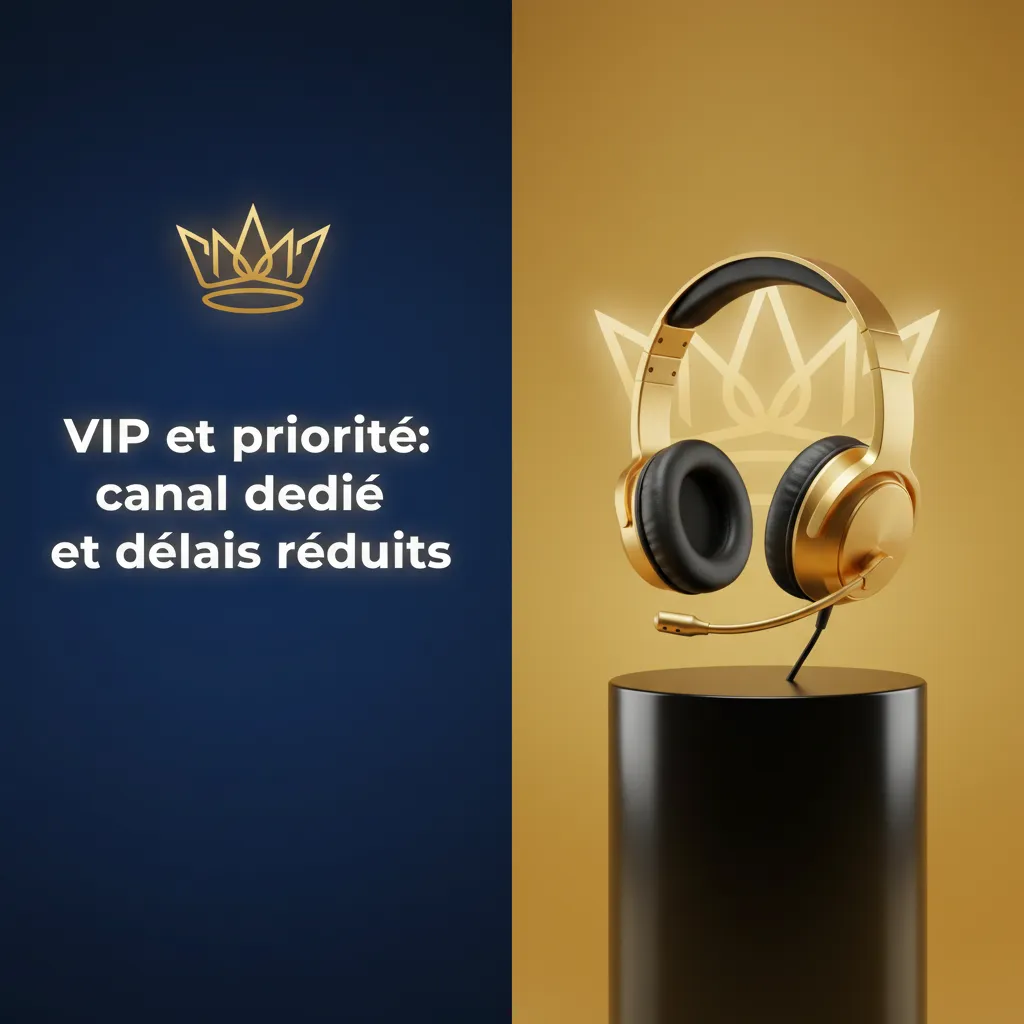 Support VIP: chat dédié, vip@talismania.fr, 0 805 90 12 12; réponses 30s/1min/2h; réservé niveaux Or+.