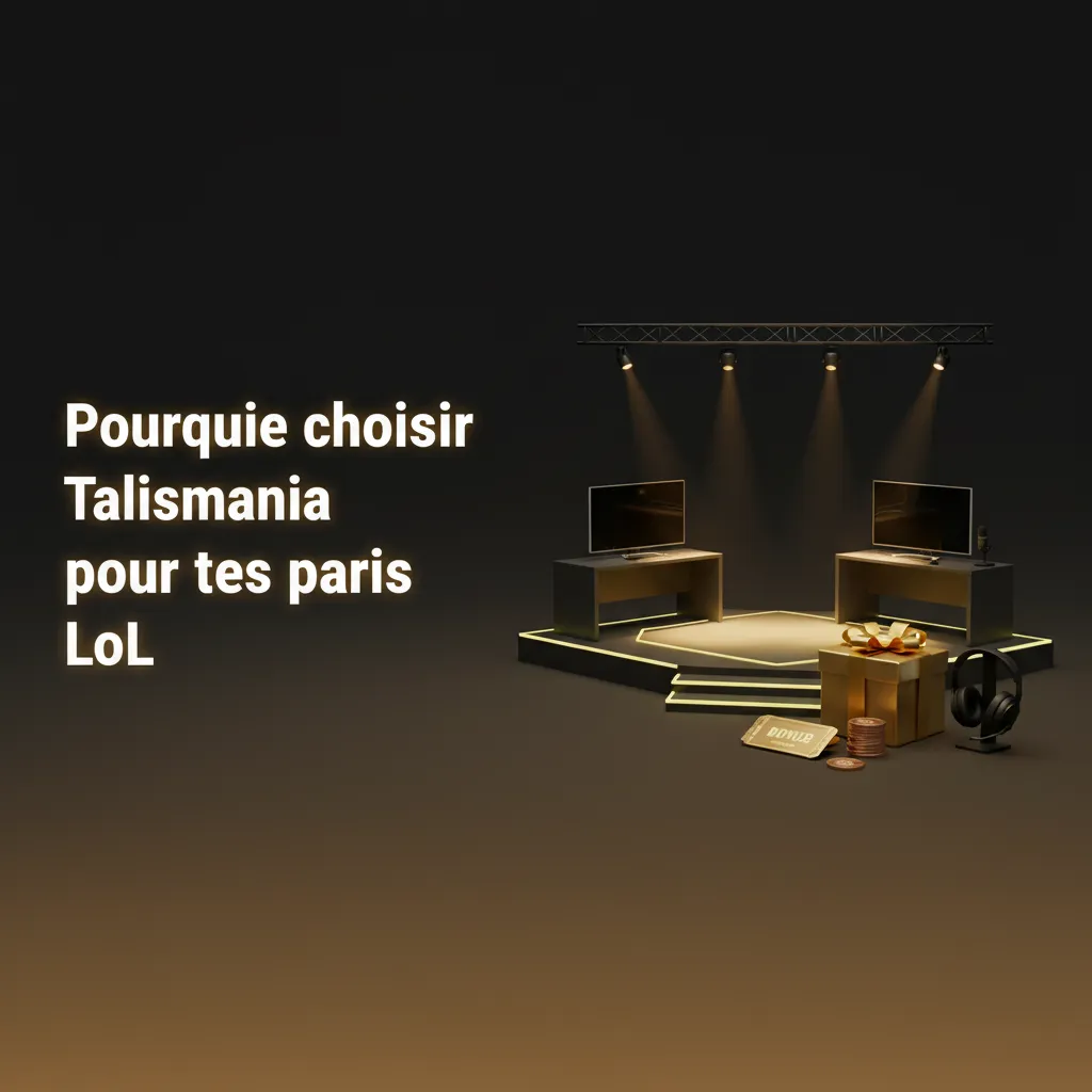 Bannière Talismania: paris LoL en France, bonus 100 % jusqu’à 500 €, paiements locaux, support 24/7, app mobile.