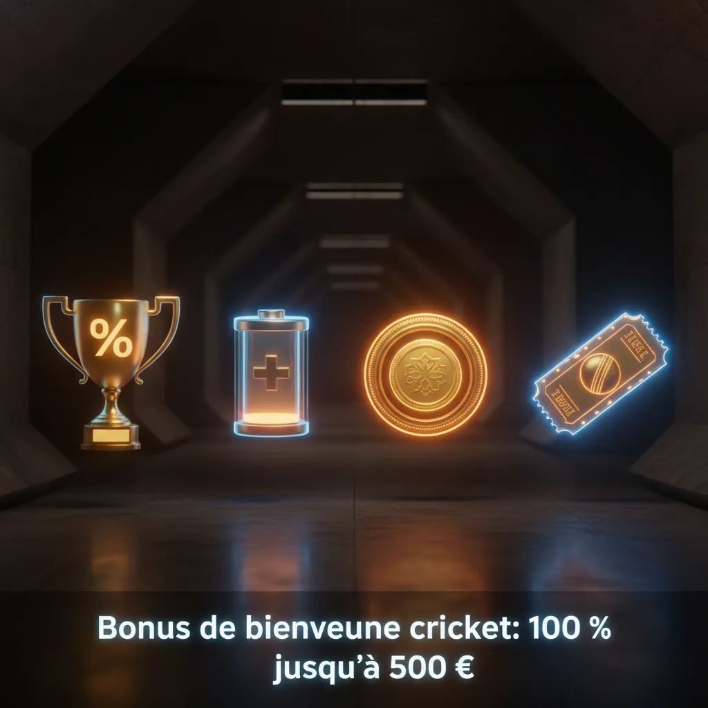Bonus de bienvenue cricket: 100 % jusqu’à 500 € + 200 Free Spins et 1 Bonus Crab. Code CRICKET500, dépôt min 10 €.