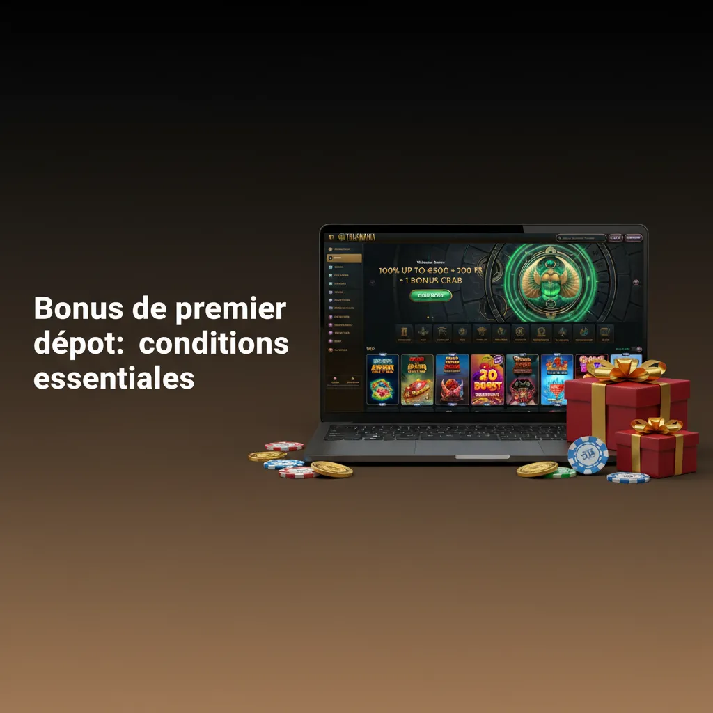 Bannière bonus 1er dépôt: 100% jusqu’à 500 € + 200 tours + 1 Bonus Crab, dépôt min 20 €, mise 35x, 7 jours, mise max 5 €