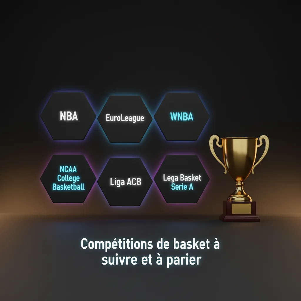 Compétitions de basket à suivre et parier: NBA, EuroLeague, Betclic Élite, EuroCup, BCL, Pro B, Mondial FIBA, EuroBasket