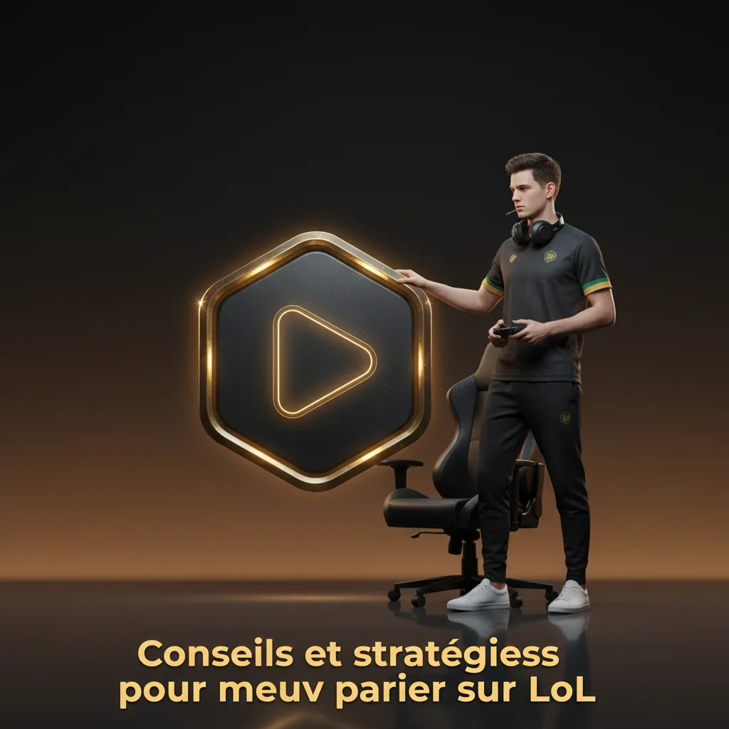Infographie: conseils pour mieux parier sur LoL — bankroll 1–3 %, forme, patchs, rosters, format, side, draft, cotes, live.
