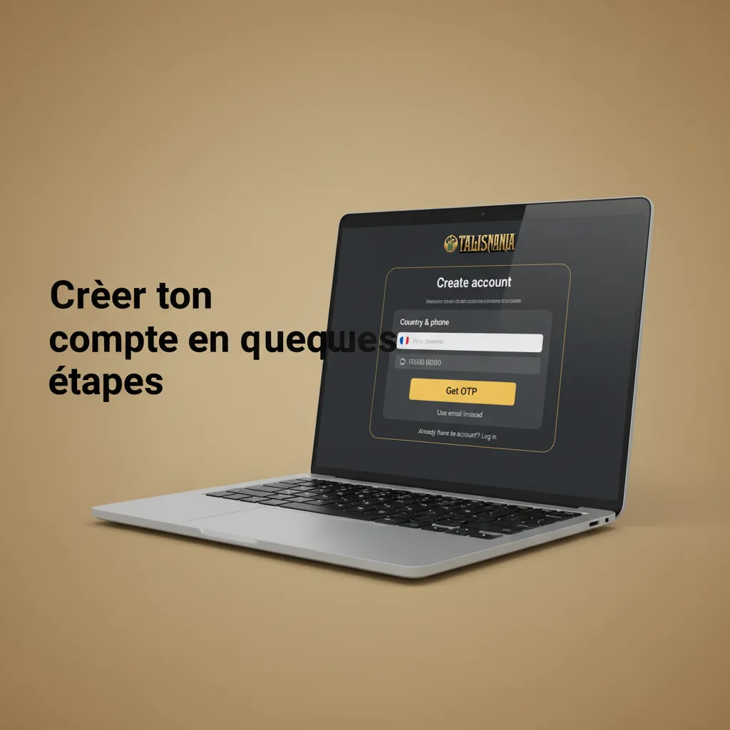 Infographie en 5 étapes pour créer un compte: s’inscrire, saisir infos, confirmer, compléter profil, activer bonus.