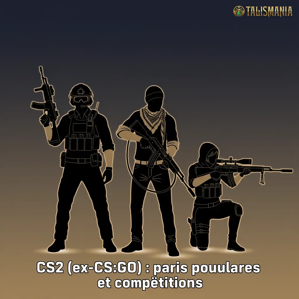Aperçu des paris CS2: vainqueur, cartes, handicaps, pistol round; tournois PGL Majors, IEM Katowice/Cologne, ESL, BLAST.