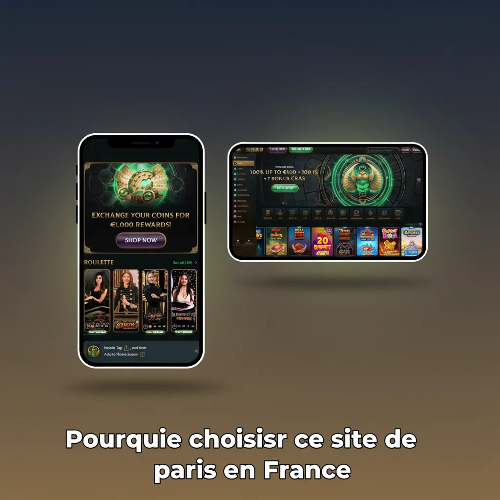 Bannière d’un site de paris français: cotes, cash out, dépôts rapides cartes/crypto, support 24/7 FR, promos sports.