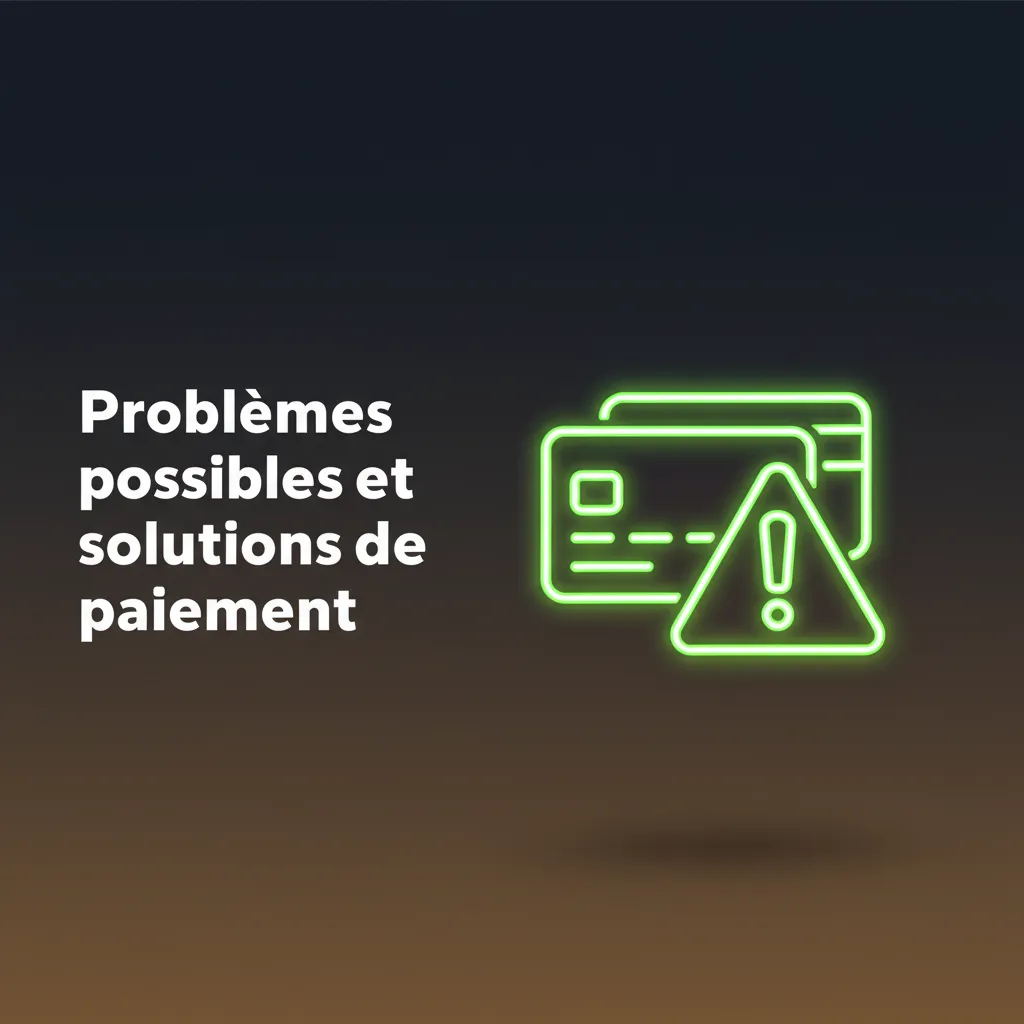 Problèmes de paiement et solutions: carte refusée, KYC incomplet, réseau crypto erroné, montants hors limites, bonus.