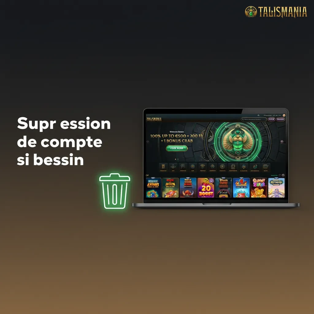 Infographie des étapes pour fermer un compte: contacter le support, vérifier l’identité, retirer le solde, confirmer.