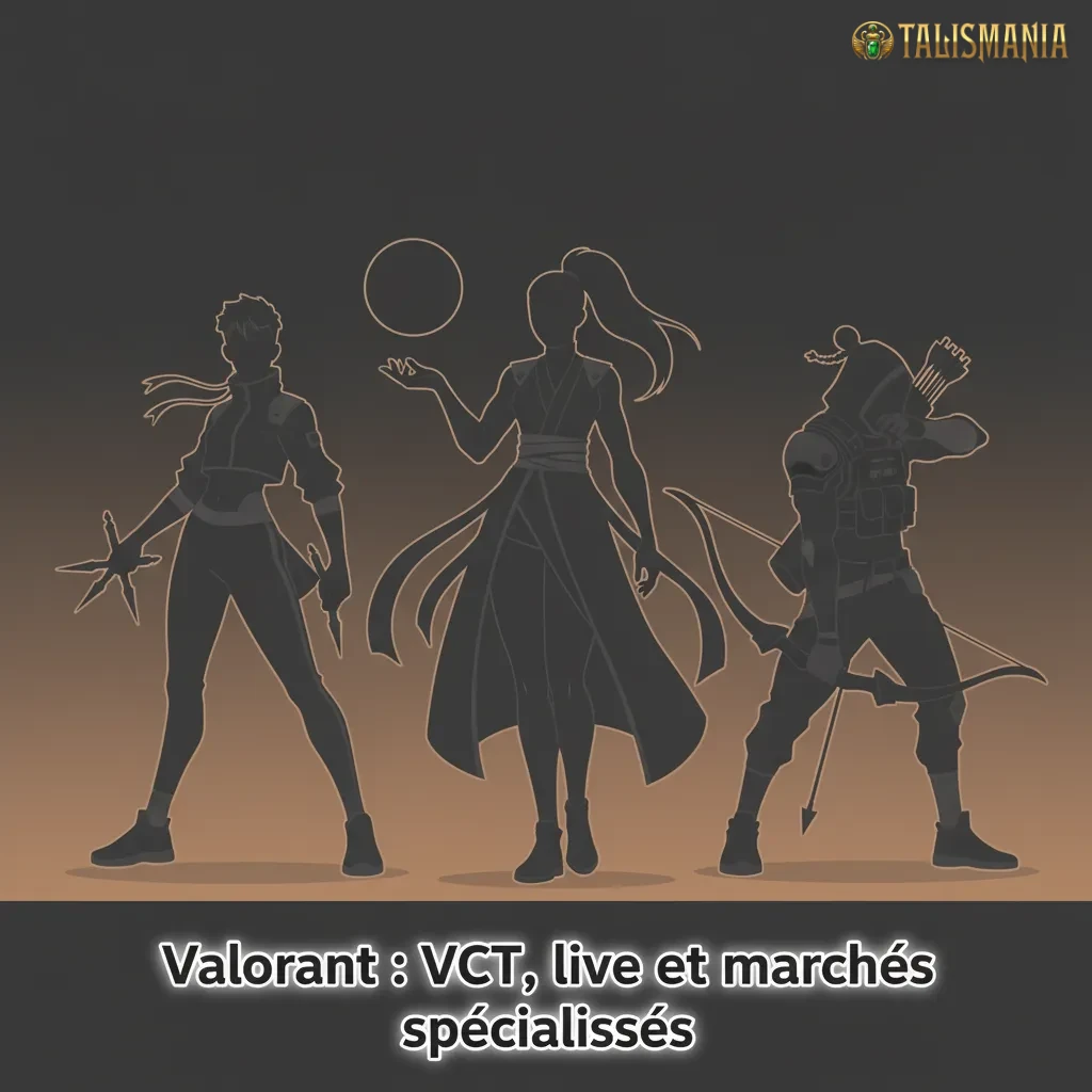 Valorant esport: VCT, paris en direct et marchés spécialisés, cartes et premières éliminations mis en avant.