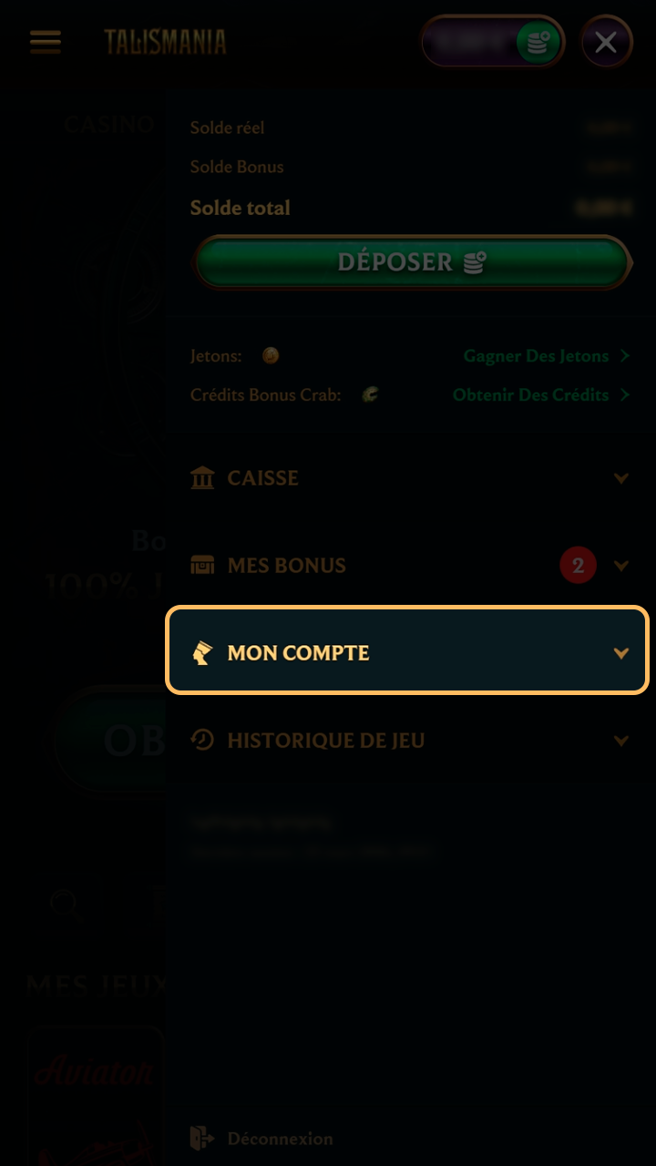 Recevez les alertes et bonus en direct de Talismania.