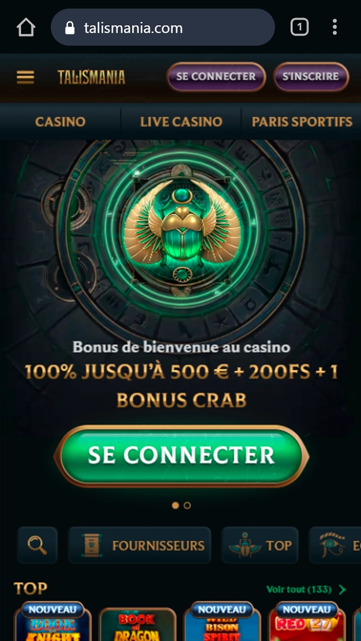 Lien sécurisé vers l'App Store pour Talismania.