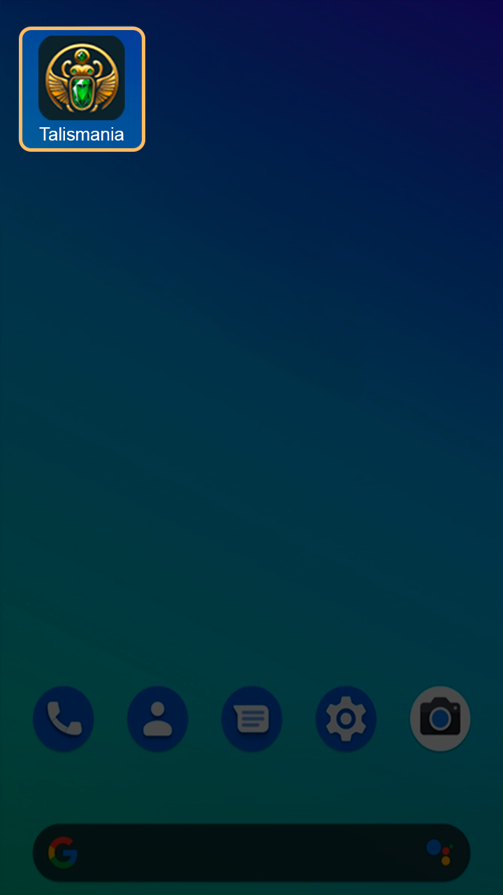Redémarrez l'application Talismania pour appliquer les nouvelles mises à jour.