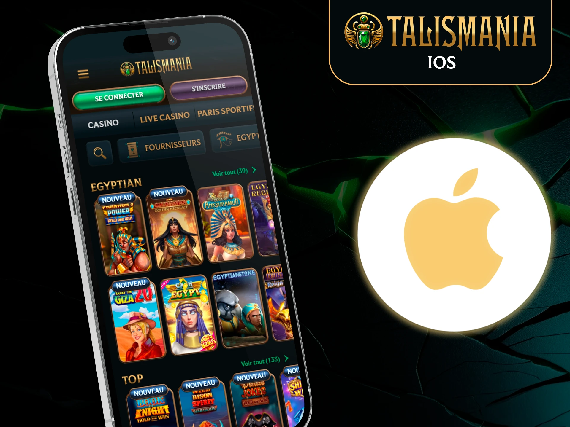 Application Talismania optimisée pour tous les appareils Apple.