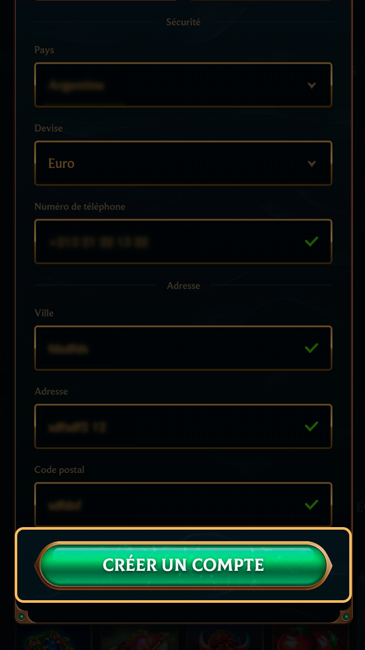 Validez votre accès mobile au casino en ligne Talismania.
