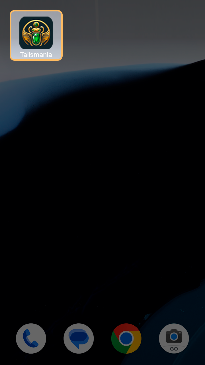 Lancez l'application mobile pour rejoindre la communauté Talismania.